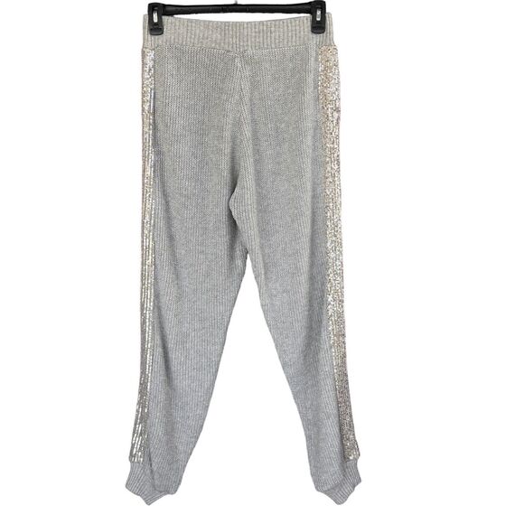 INC International Concepts X-Large Sweater Joggers Pants Sequins Pockets Gray - Picture 4 of 7